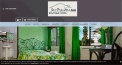Desktop Screenshot of lasorquideashotel.com